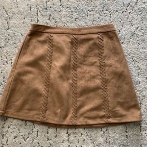 Lush Brown Skirt